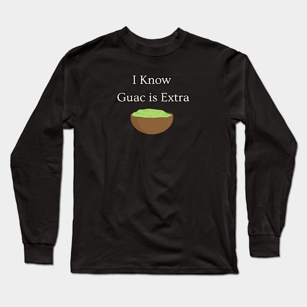 Guac is Extra Long Sleeve T-Shirt by dryweave